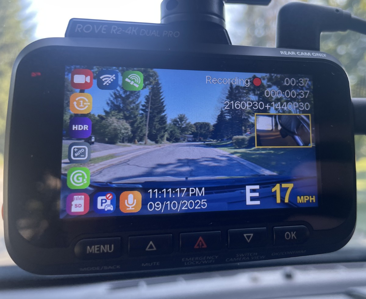 ROVE R2 4K Dual Pro Dash Cam 50